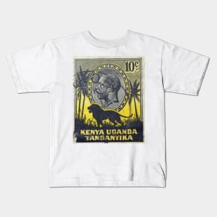 Kenya, Uganda, and Tanganyika Stamp Kids T-Shirt